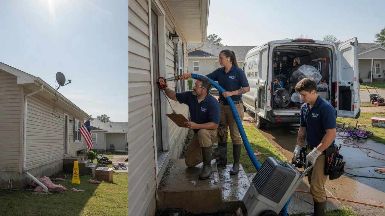Ceiling Water Damage Restoration in Rome, IN near me
